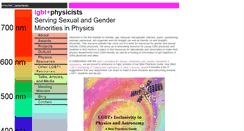 Desktop Screenshot of lgbtphysicists.org